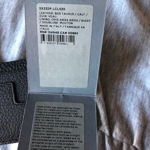 Tom Ford Black Leather Card holder wallet